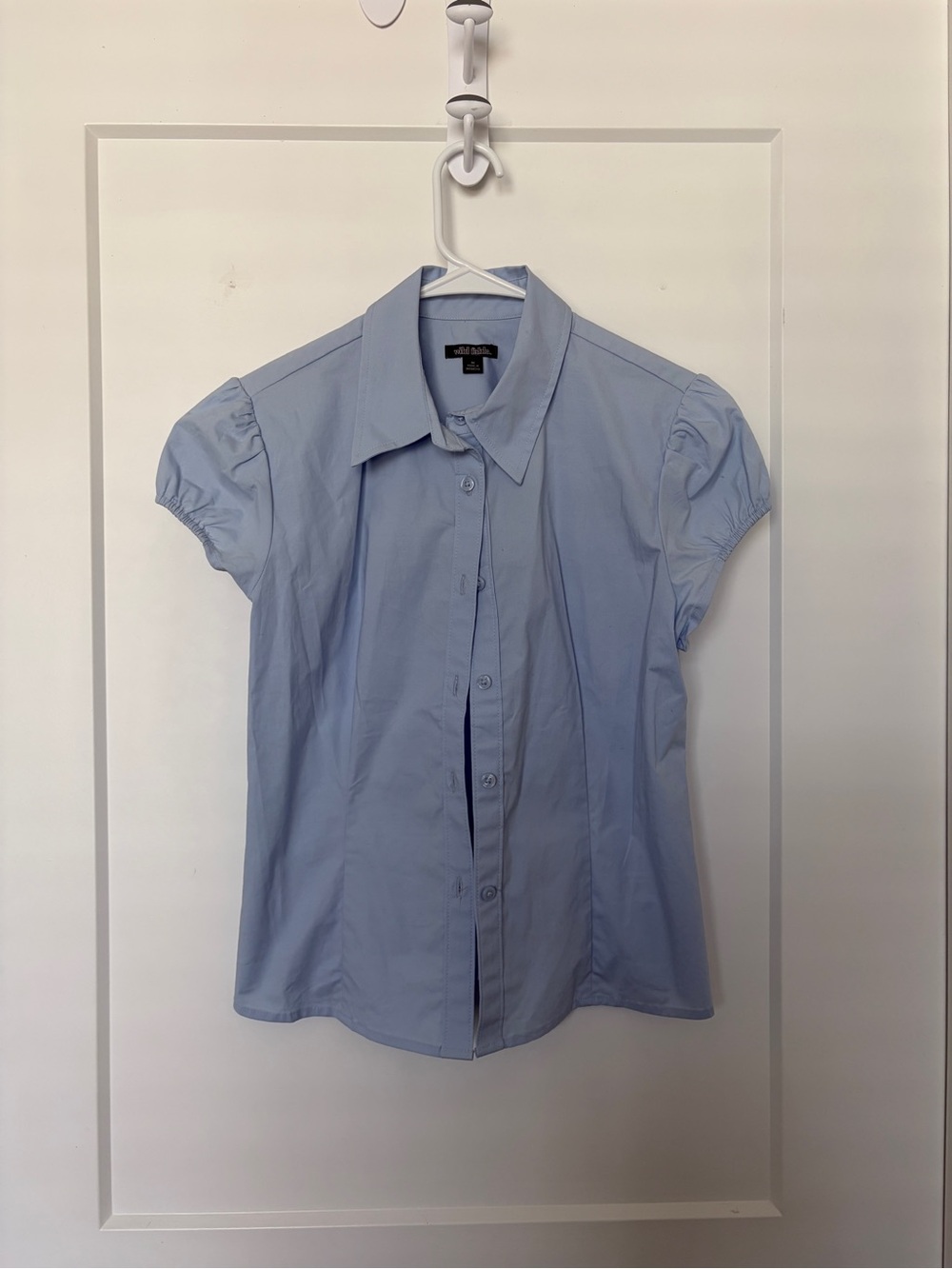 wild fable Light Blue Short Sleeve Button-Down Shirt